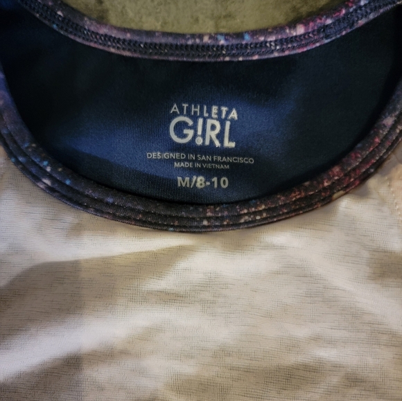 Athleta Girl | Double the Fun Tank in Galaxy print Size M/8 10 - Picture 6 of 6